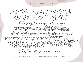Amerta Misty Script font
