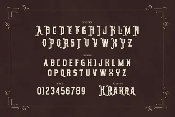 Rheatrest - A Vintage Typeface font