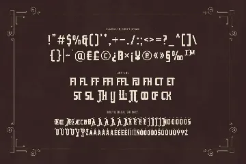 Rheatrest - A Vintage Typeface font