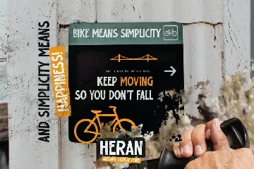 HERAN - All Caps Display Font