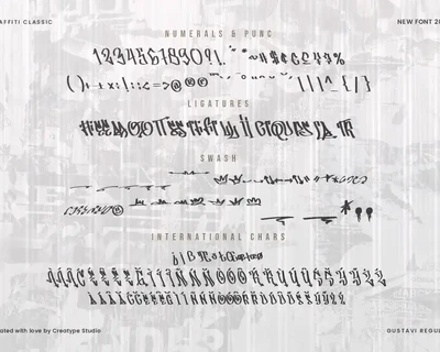 Gustavi Graffiti Style font