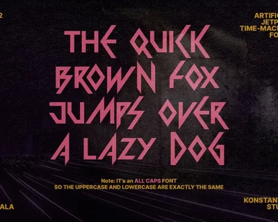 Roxala - Futuristic Breakthrough Fonts