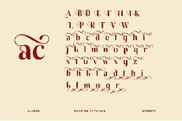 Walkind font