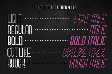 Forever Together font