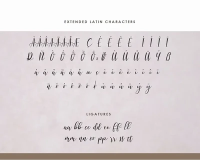 Sermellia Modern Calligraphy Typeface font