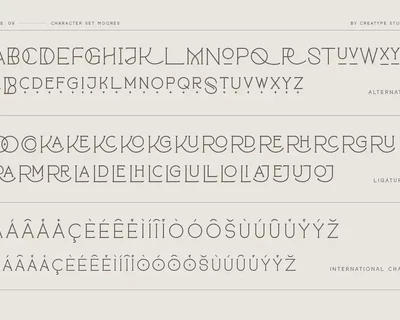 Moores Modern Serif Business Font