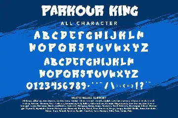 Parkour King font