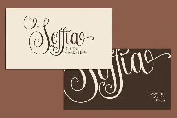 Maheera Brights - A Calligraphy Font