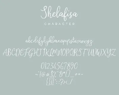 Shelafisa font