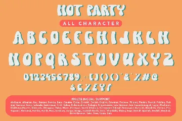 Hot Party font