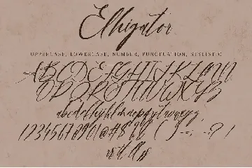 Elhigator font