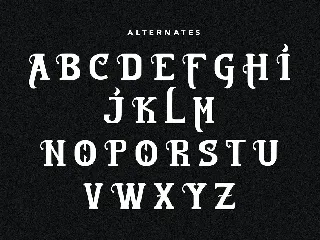 Allarique Medieval Serif Typeface font