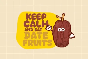 Date Fruit Days font