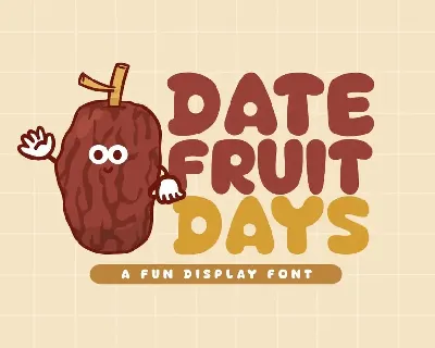 Date Fruit Days font