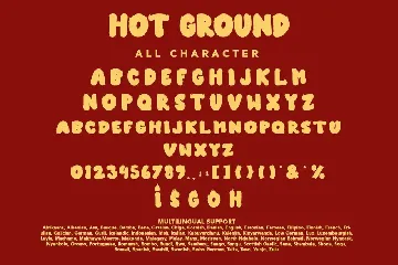 Hot Ground font