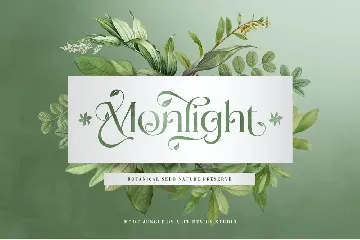 The Moot Jungle Nature Typeface font