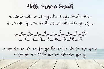 Hello Summer font