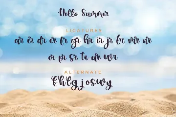 Hello Summer font