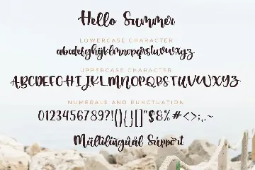 Hello Summer font