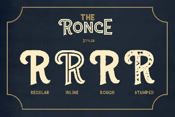 Ronce - Vintage Display Font