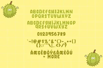 Durian Days font