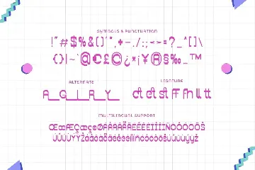 Anetimbus - A Retro 80's Font