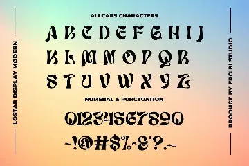 Lostar font