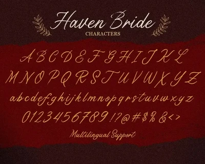 Haven Bride font