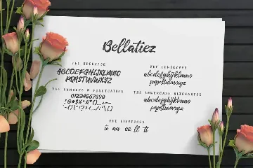 Bellatiez Script font