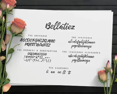 Bellatiez Script font