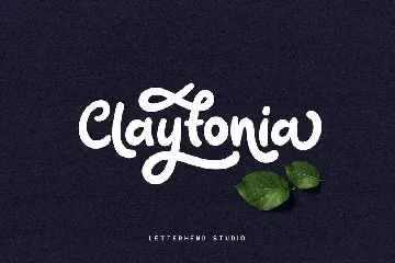 Claytonia Bold Script font