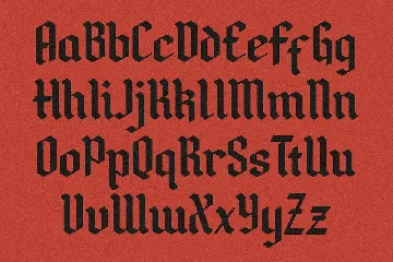 Rumblekill - Rounded Blackletter font