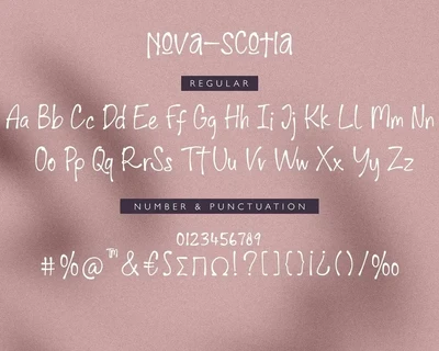 Nova-Scotia font