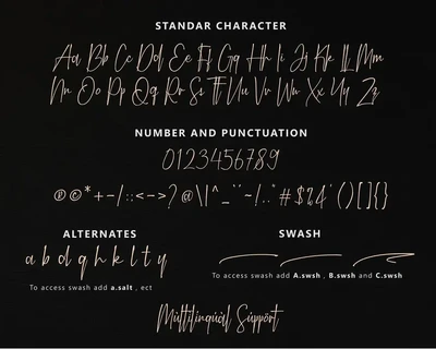 Marwah Signature font