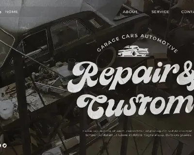 East Garage - Retro 90's Typeface font