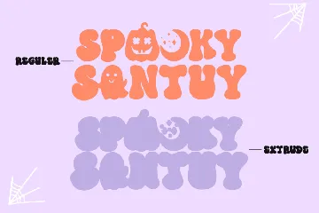 Spooky Santuy - A Playful Font