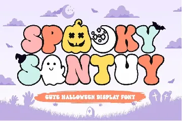 Spooky Santuy - A Playful Font