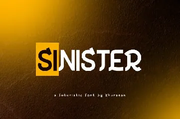 Sinister font