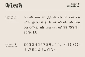 Viera Modern Retro serif font