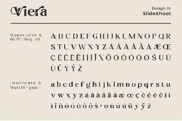 Viera Modern Retro serif font