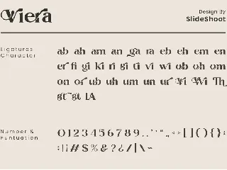 Viera Modern Retro serif font