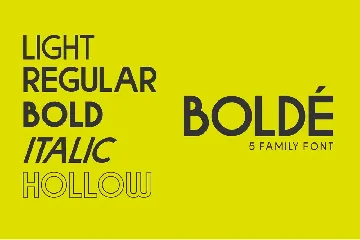 Bolde font