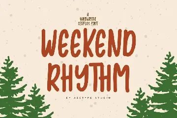 Weekend Rhythm font