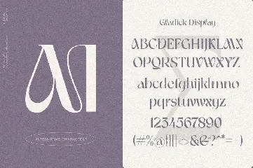 Gladick - Modern Typeface font