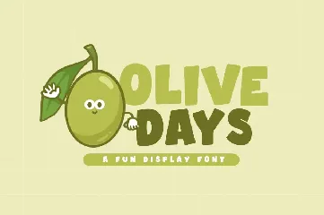 Olive Days font