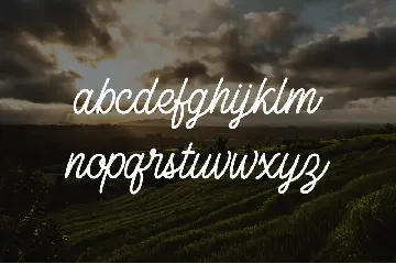 Canggu - Monoline Script Typeface font