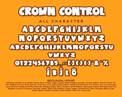 Crown Control font