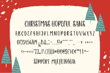 Christmas Hopeful - A Duo Font