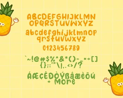 Pineapple Days font