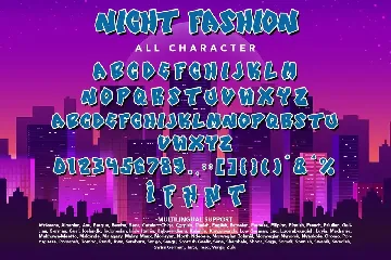 Night Fashion font